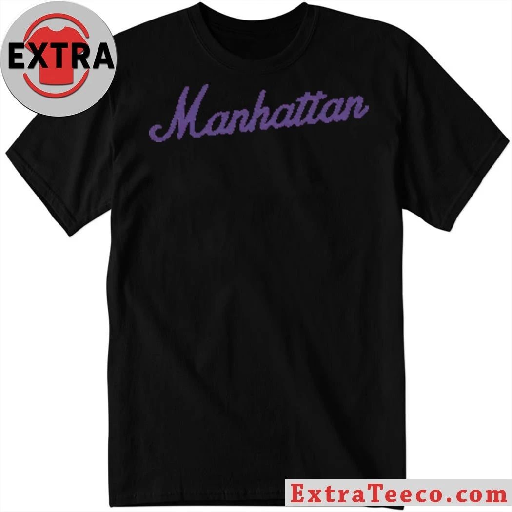 Manhattan Kansas Script Lavender T-Shirt