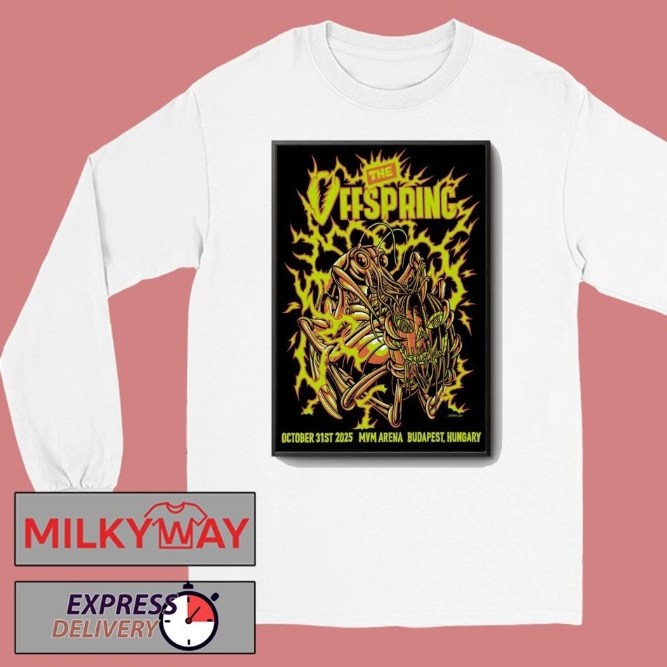 The Offspring MVM Arena Budapest Hungary Oct 31 2025 Poster shirt