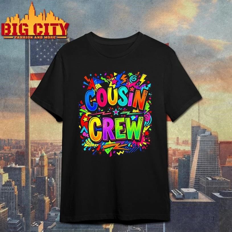 Cousin Crew Squad Family Matching Graphic Art Shirt