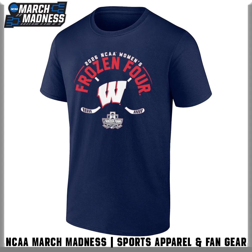 Wisconsin Women’s Hockey 2026 NCAA Frozen Four T-Shirt