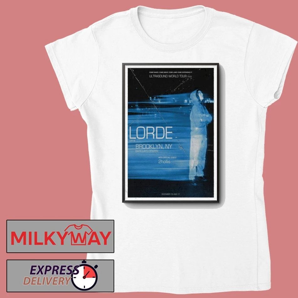 LORDE Poster Dec 16 and 17 2025 Brooklyn shirt