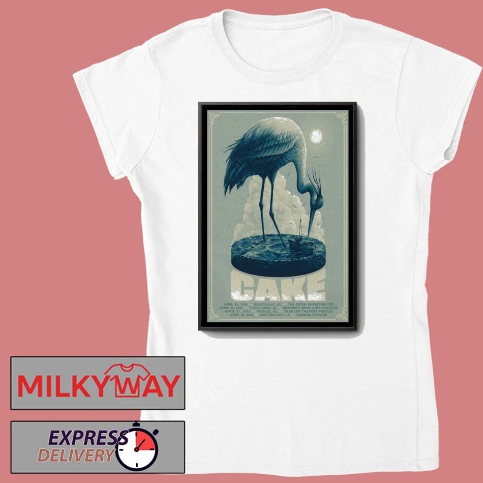 2026 Cake Band Show Alabama & Louisiana Poster shirt