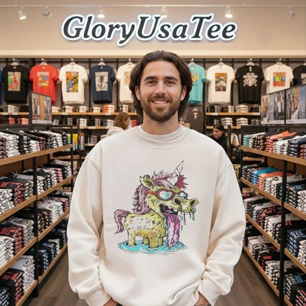 Hills Draws Unicorn White Shirt