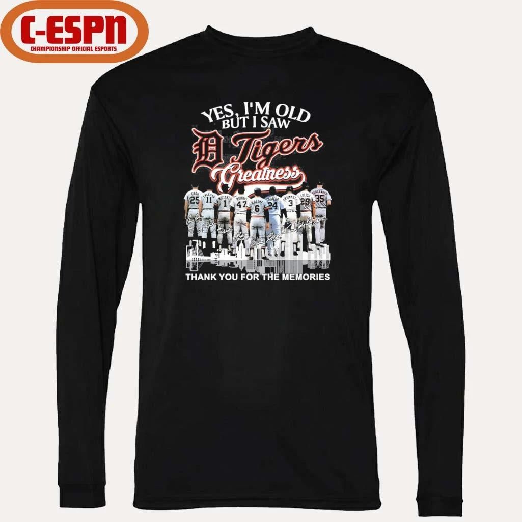 Yes, I’m Old But I Saw Detroit Tigers Greatness For Fan T-Shirt