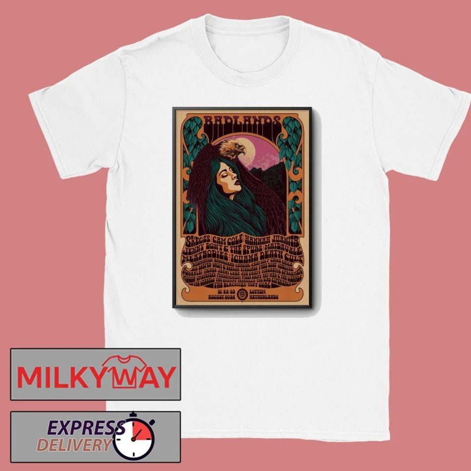 BADLANDS Lottum NL 8 21-8 23 2026 Poster shirt