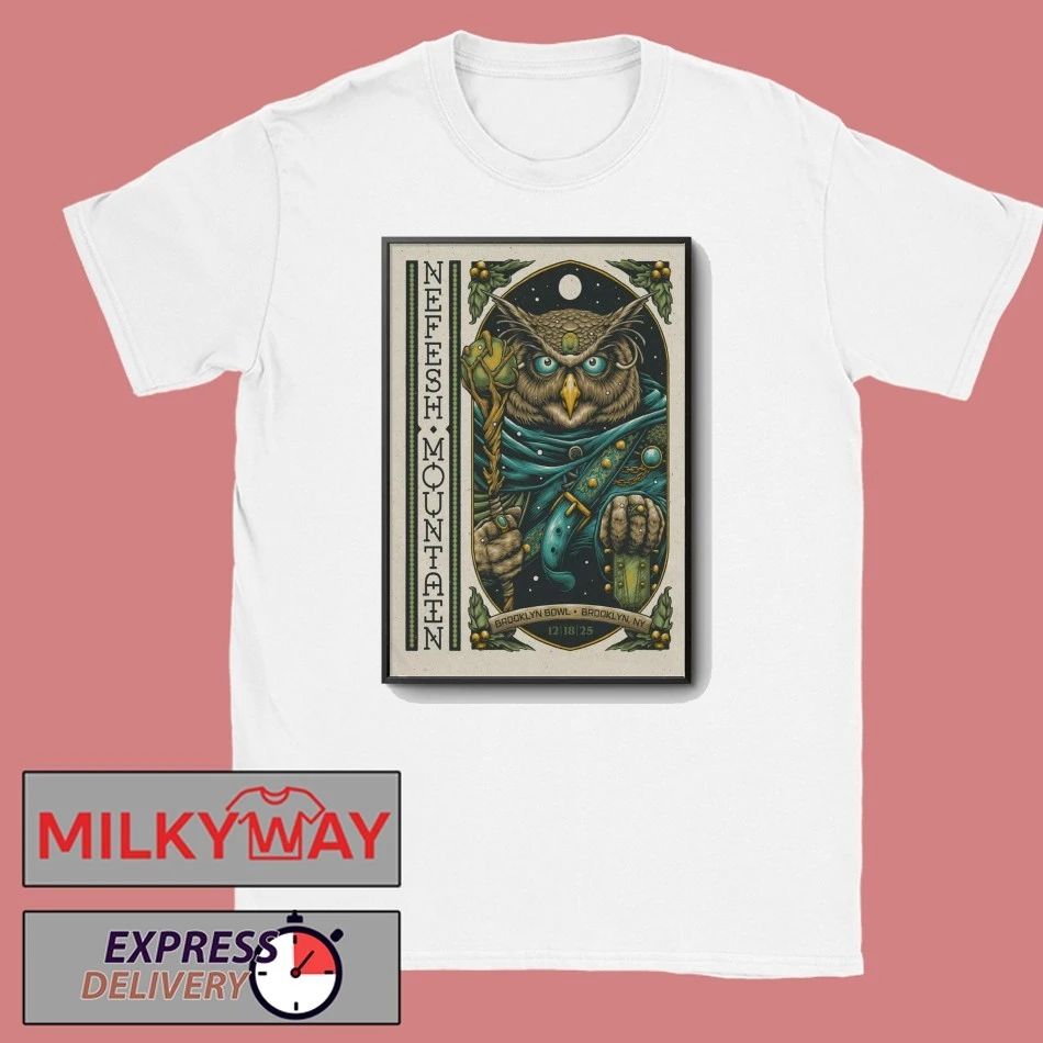 Nefesh Mountain 12.18.2025 Brooklyn Bowl in Brooklyn NY Poster shirt