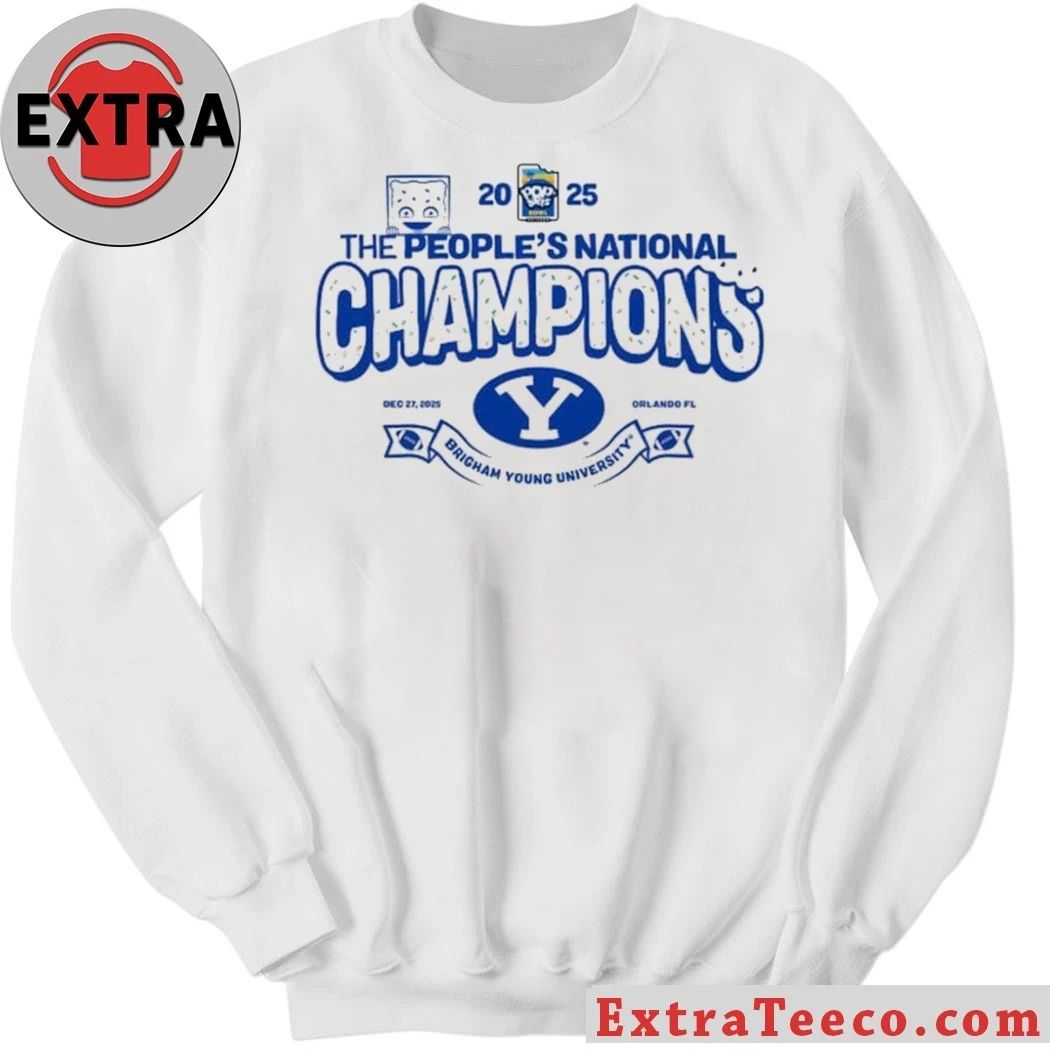 2025 Pop-Tarts Bowl Champions The BYU Cougars The People’s National Champions Logo T-Shirt
