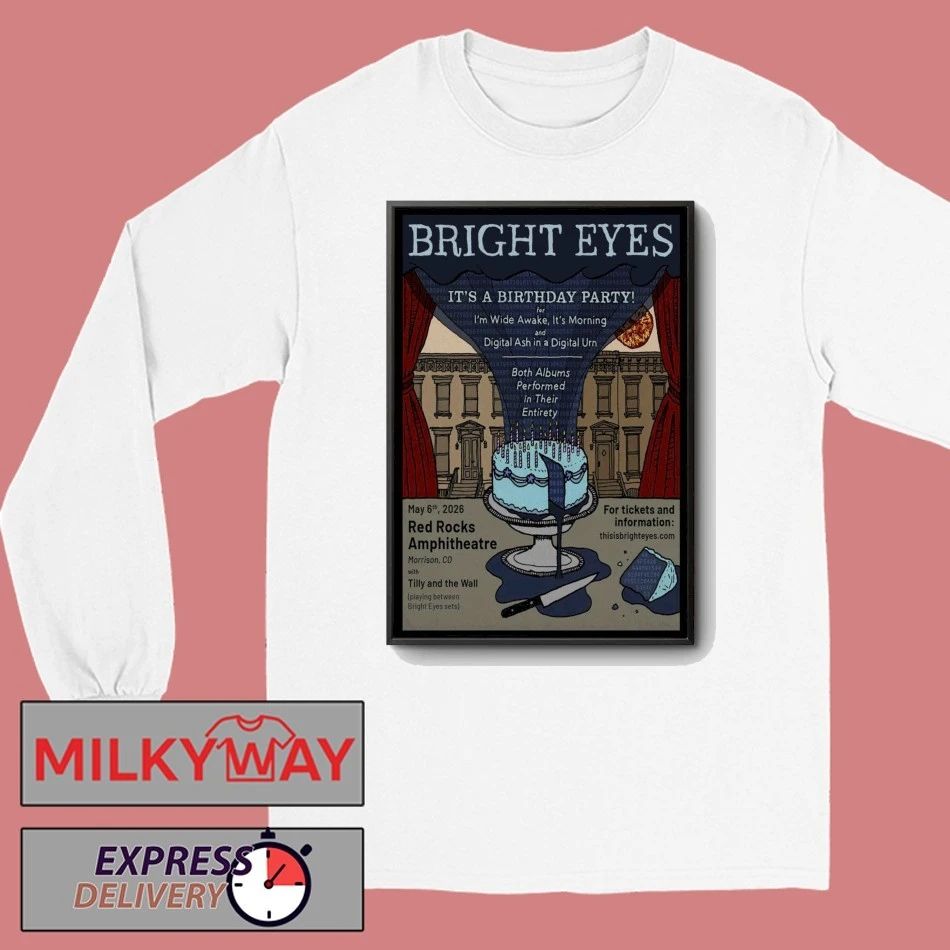 Bright Eyes May 6 2026 Red Rocks Amphitheater Morrison CO Poster shirt