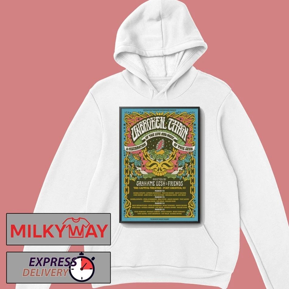 Unbroken Chain Mar 12-15 2026 The Capitol Theatre In Port Chester NY Poster shirt