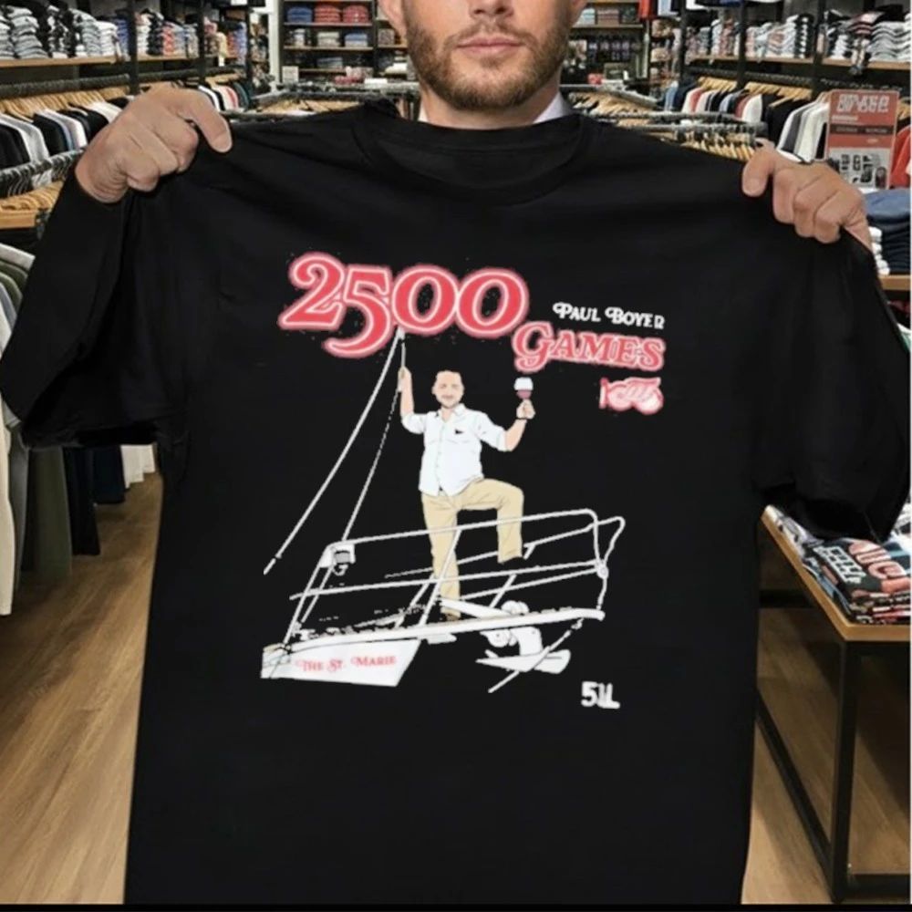 Head Equipment Manager Paul Boyer 2500 games Shirt
