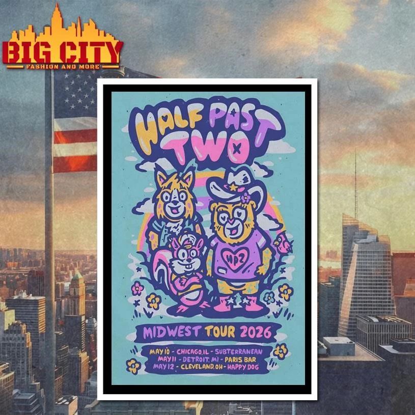 Half Past Two May 11 2026 Detroit MI Poster Shirt