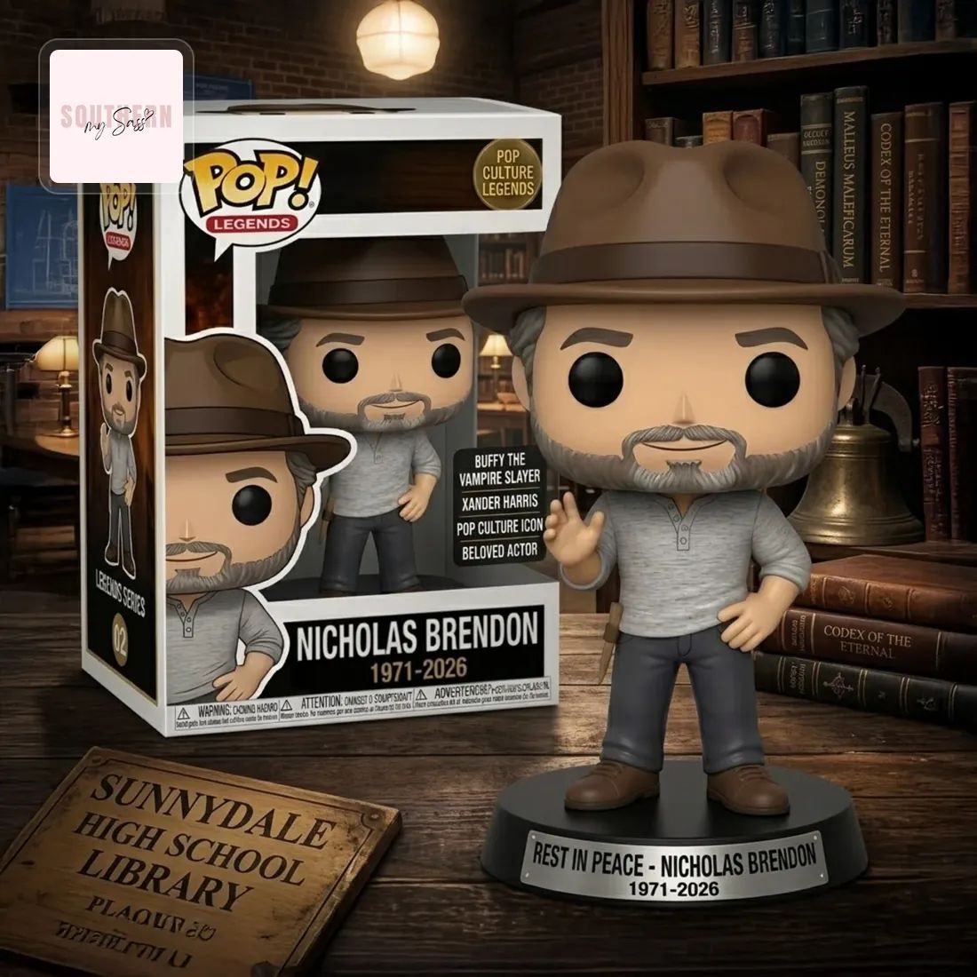 Nicholas Brendon 1971-2026 Rest In Peace Commemorative Pop Figure Doll