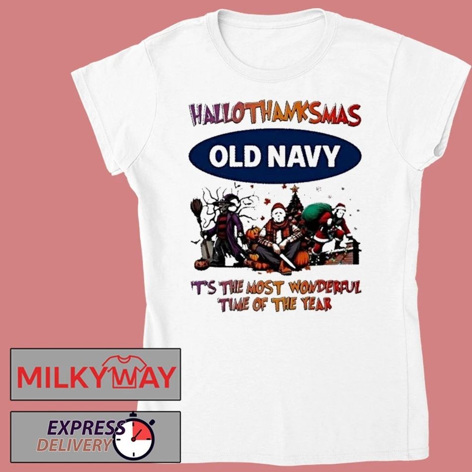Horror Movies Halloween X Old Navy Its The Most Wonderful Time Of The Year Shirt