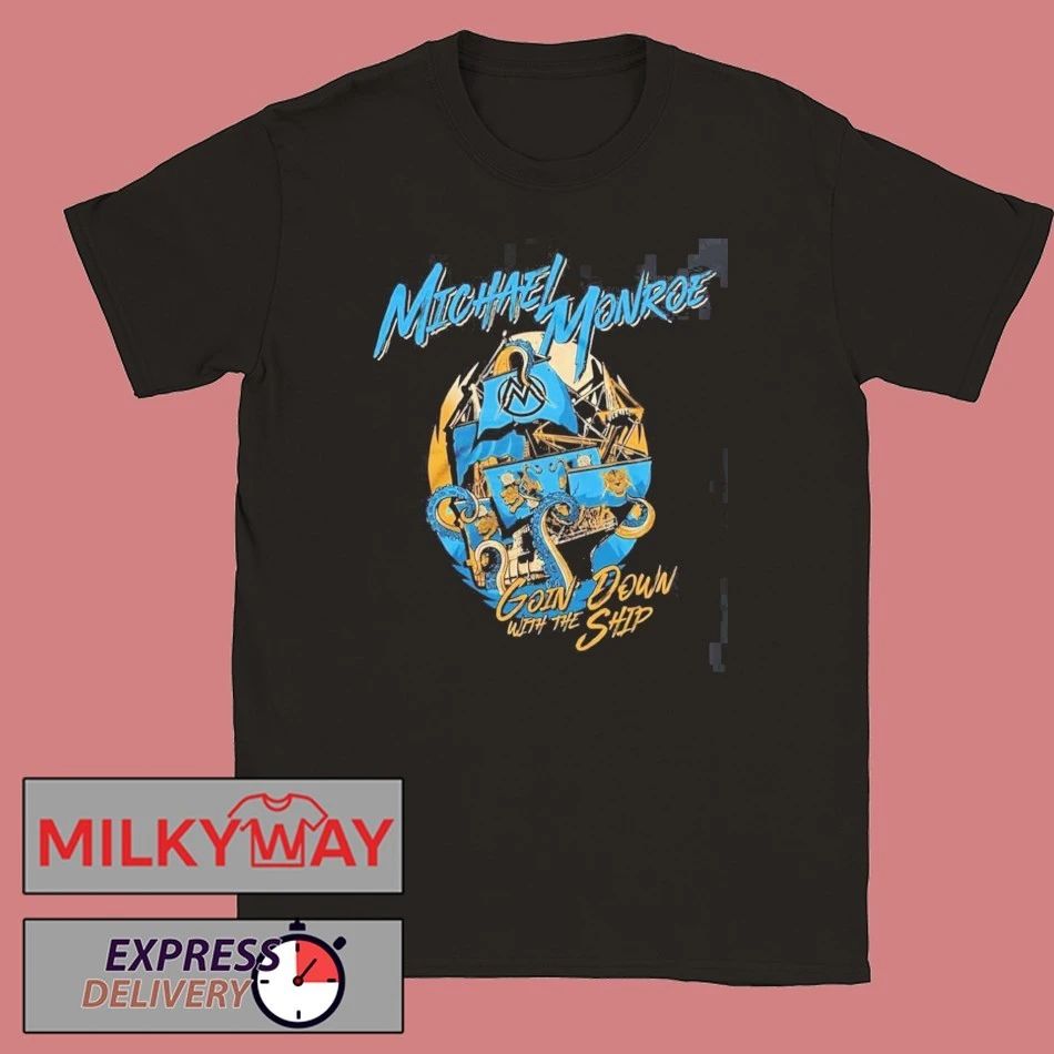 Michael Monroe Underground Garage Cruise Festival 2026 Merch Tee Going Down With The Ship T-Shirt