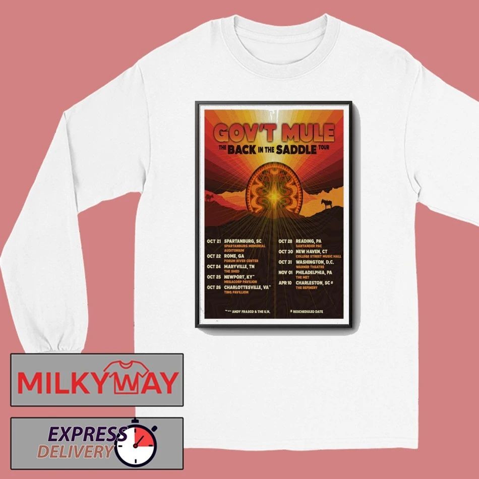 Gov’t Mule Fall Tour 2025 Poster shirt