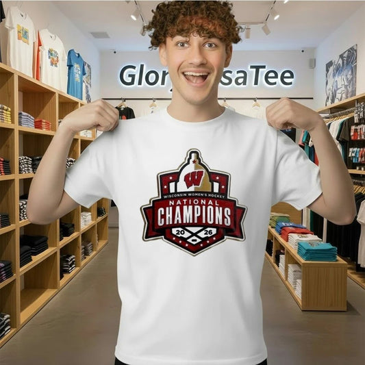 Wisconsin Badgers NCAA Ice Hockey 2026 National Champions Shirt