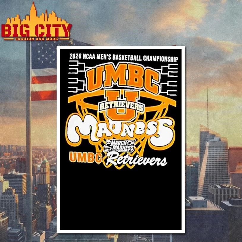 Umbc Retrievers 2026 Ncaa Mens Basketball Championship March Madness Shirt