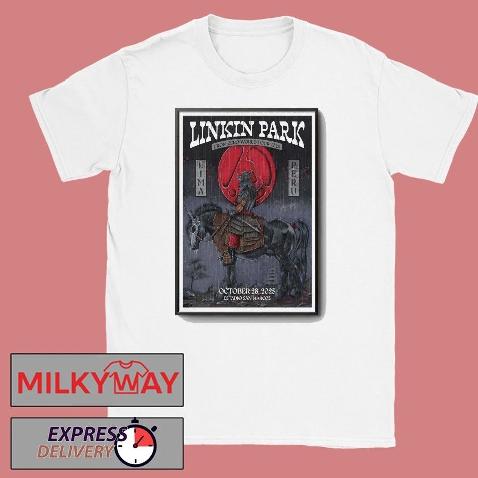 Linkin Park Lima Estadio San Marcos Oct 28, 2025 Poster shirt