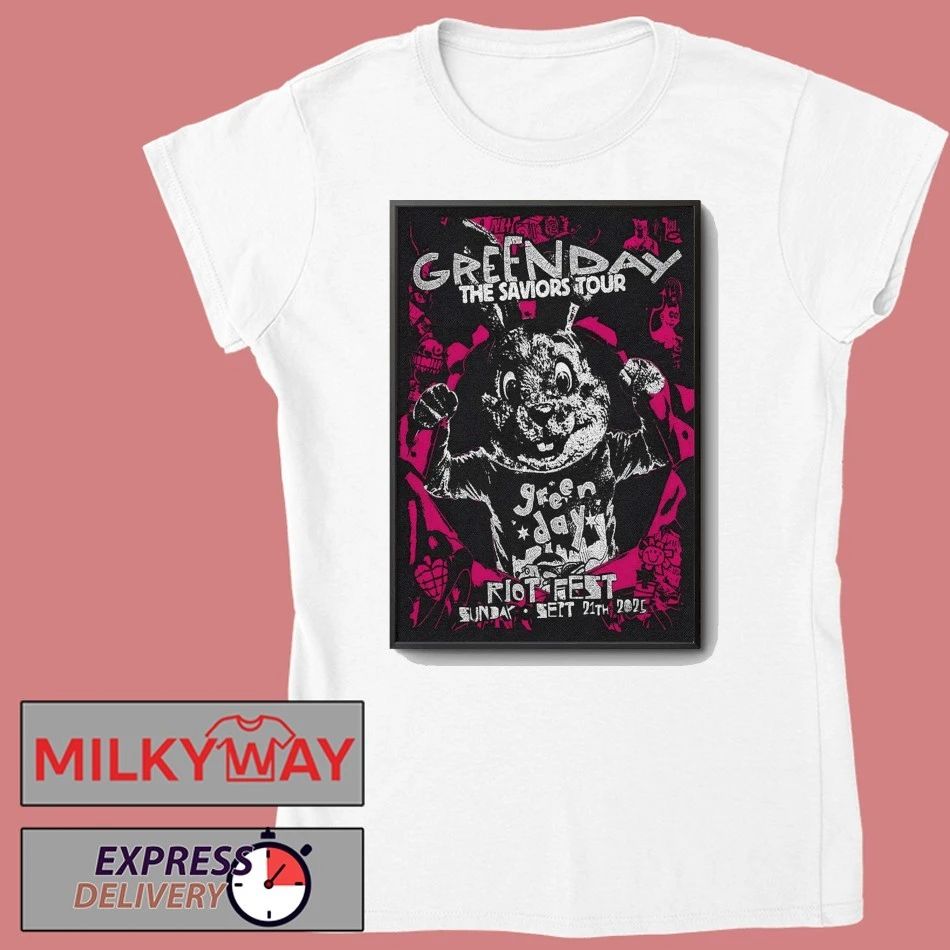 Green Day Riot Fest Sep 21 2025 In Chicago IL Poster shirt
