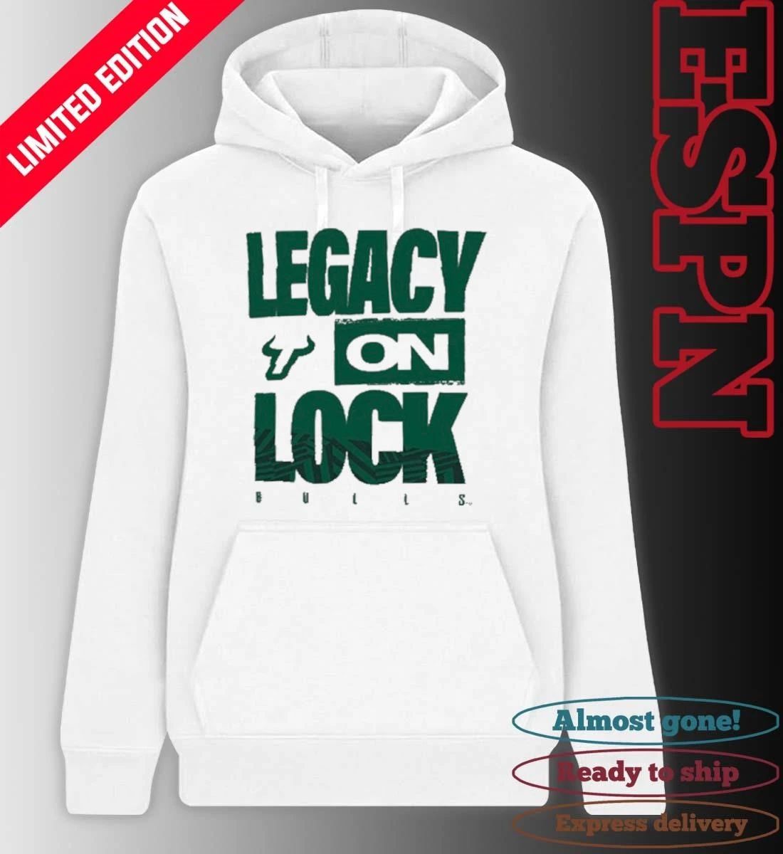 South Florida Bulls Basketball Legacy On Lock Bench T-Shirt