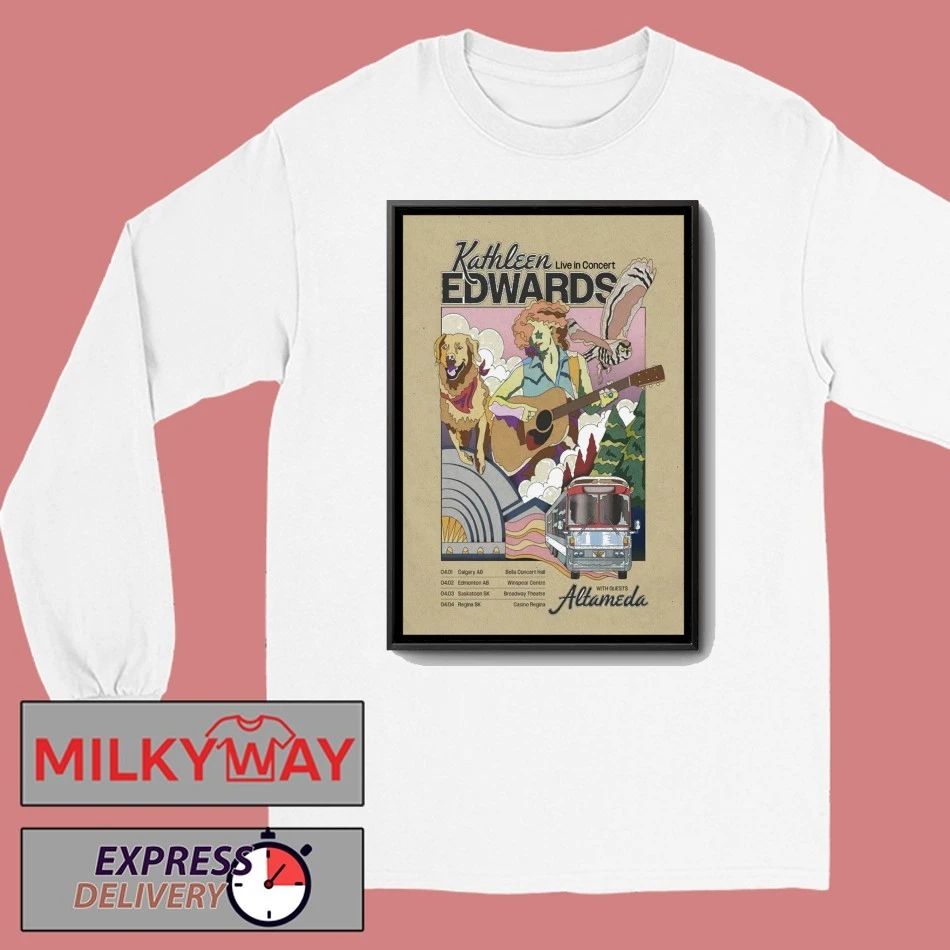 Kathleen Edwards Western Canada 2026 Tour Poster shirt