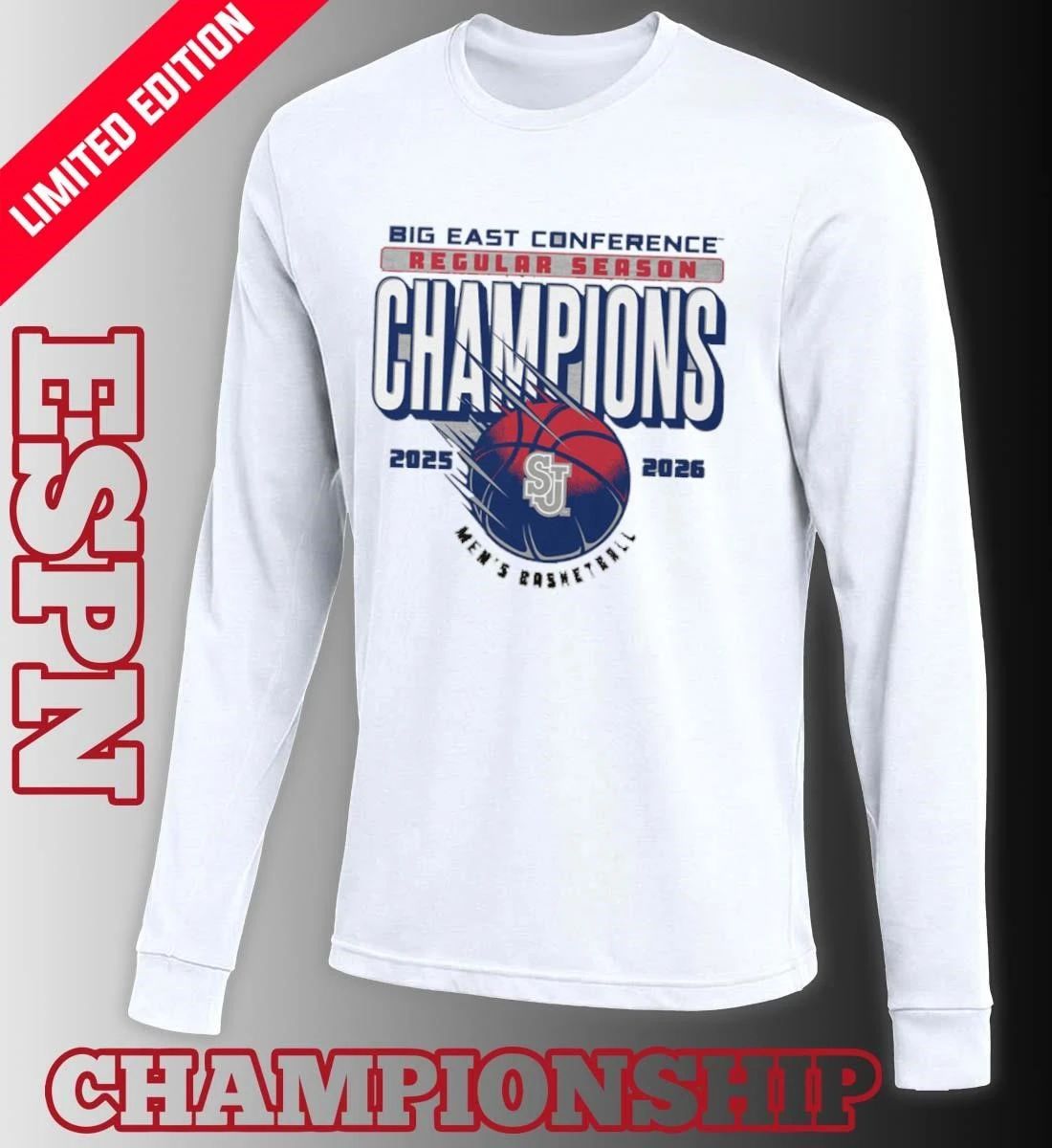 St. John’s Red Storm Men’s Basketball Big East Regular Season Champions Shirt