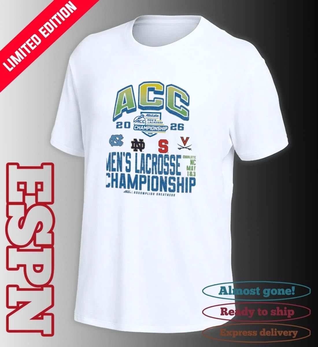 2026 Atlantic Coast Conference Men’s Lacrosse Championship Shirt