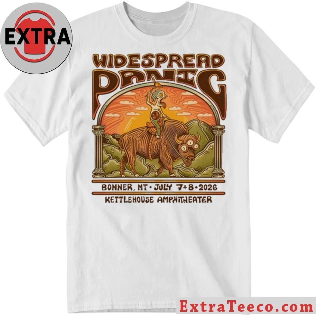 Widespread Panic Bonner MT On July 7-8 2026 Shirt