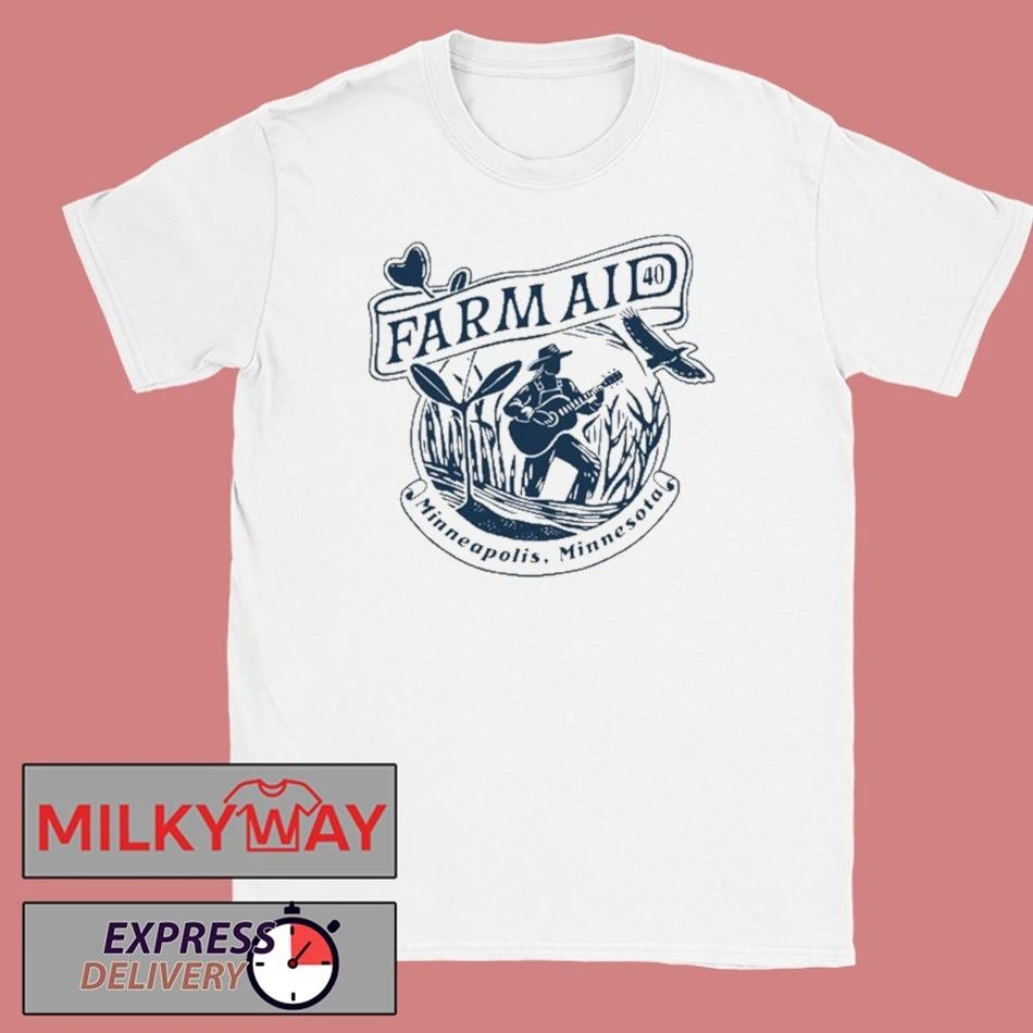 Farm Aid 40 Rice Harvester New Shirt