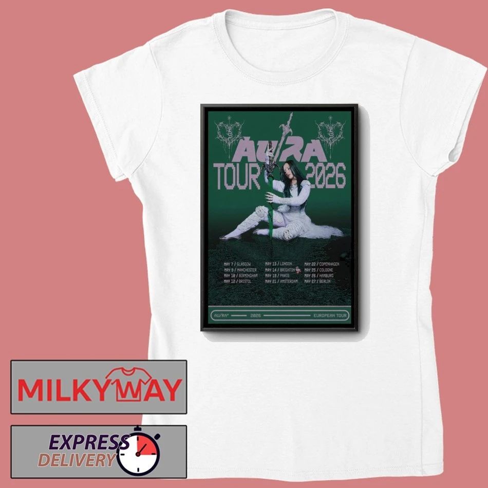 Poster Au Ra EU Tour 2026 shirt