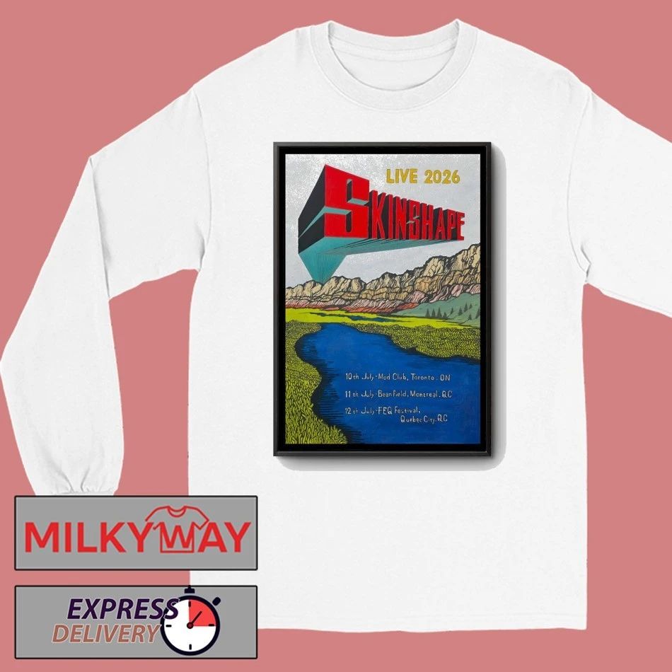 Skinshape Jul 10 2026 Toronto ON Poster shirt