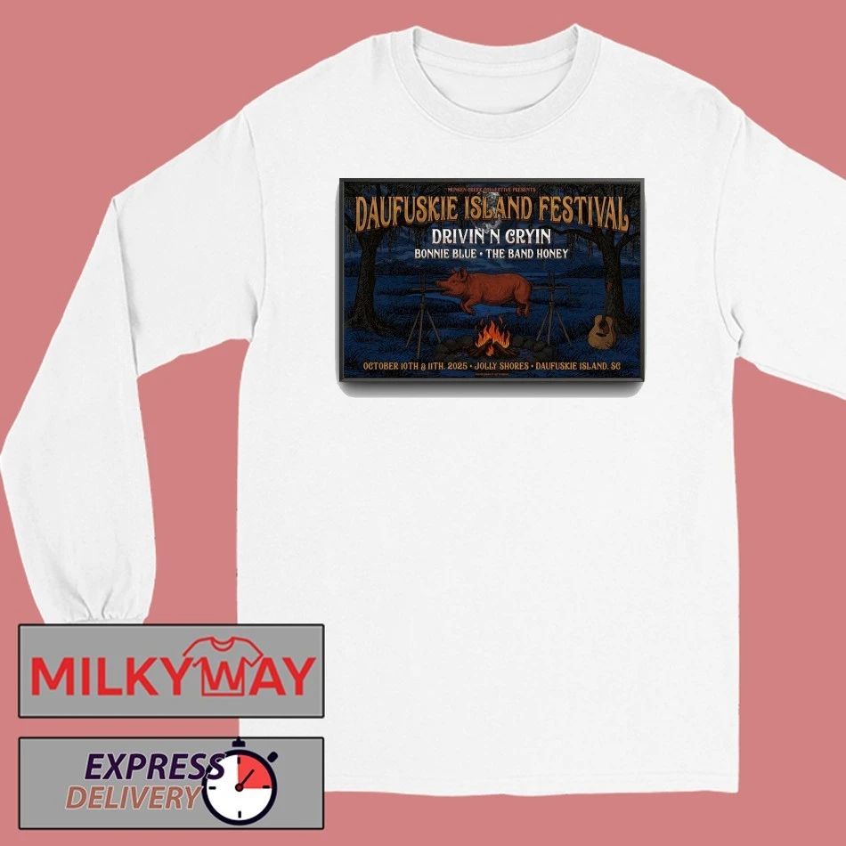 Daufuskie Island Festival Jolly Shores in Daufuskie Island SC October 10-11 2025 Poster shirt