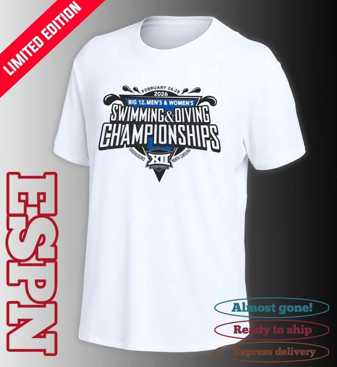 Big 12 2026 Men’s And Women’s Swimming & Diving Championships shirt