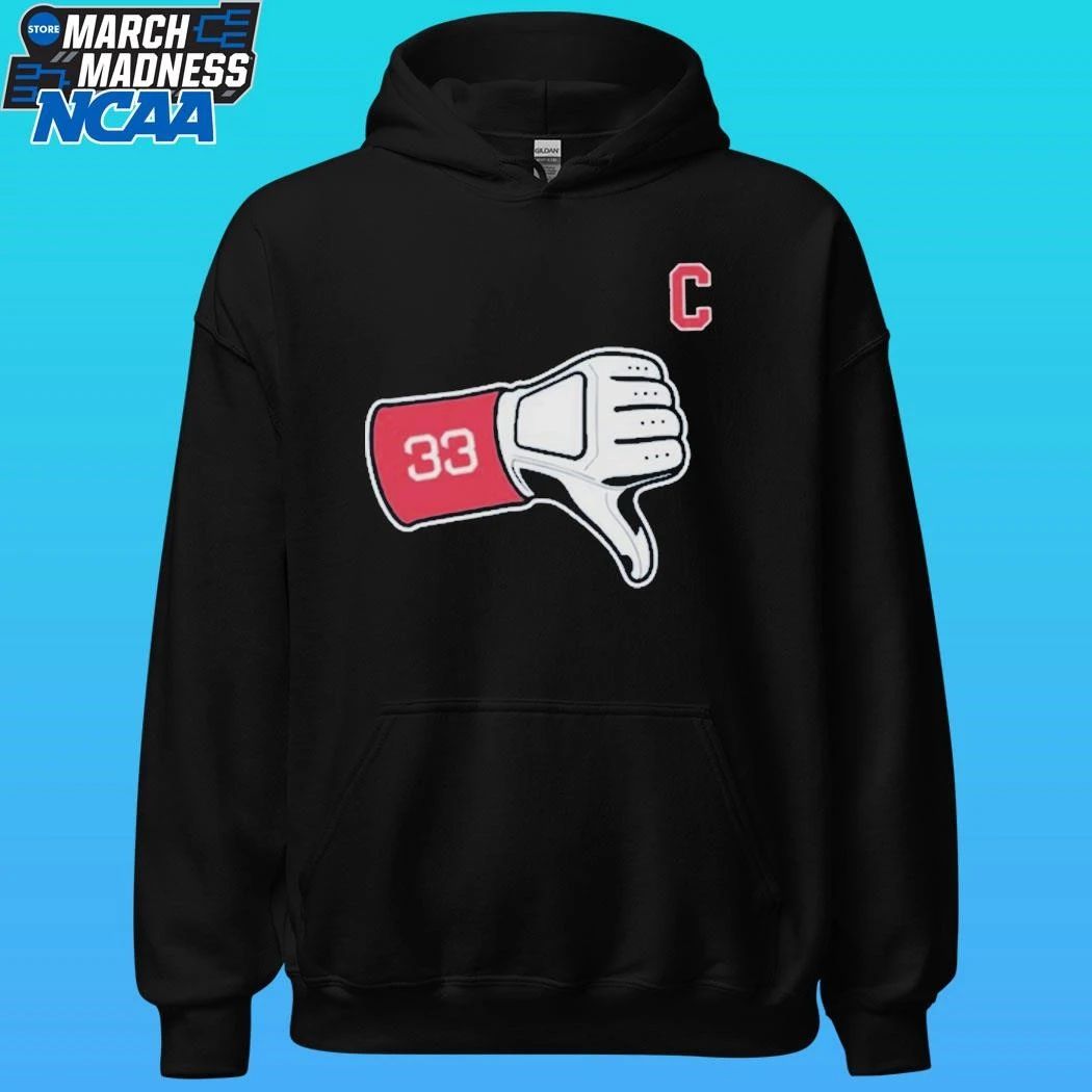 Hunter Gaddis Cleveland Guardians Thumbs Down Shirt