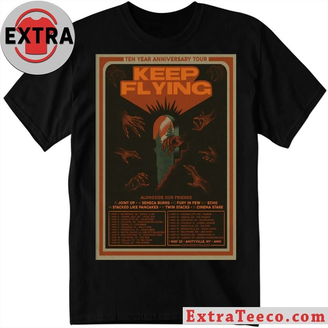 Keep Flying Ten Year Anniversary Tour 2026 Poster Shirt