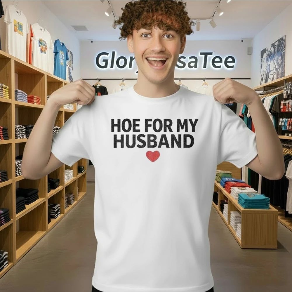 Sallie Gracee Merch Store For My Husband White Shirt
