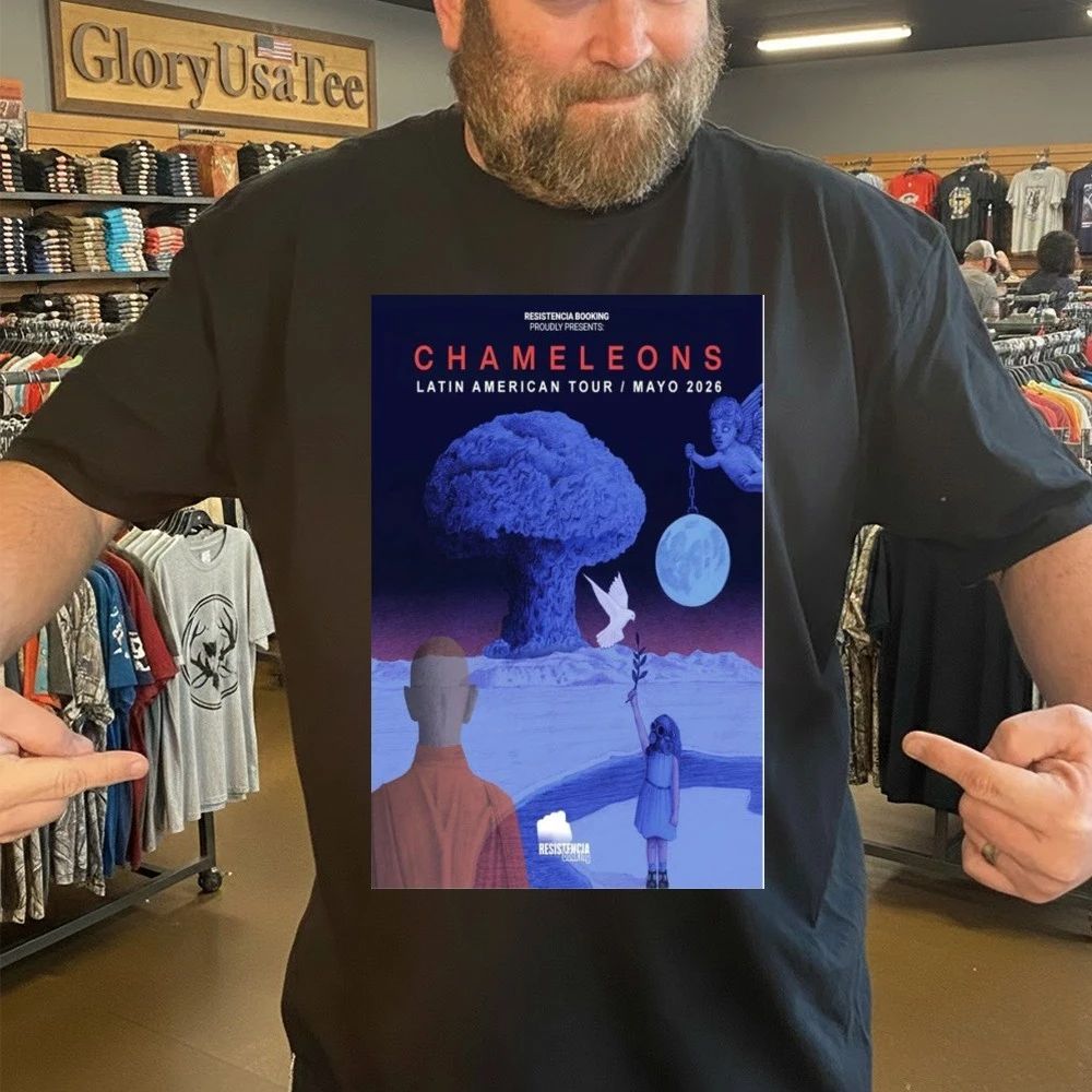 Chameleons Latin American Tour May 2026 Poster Shirt