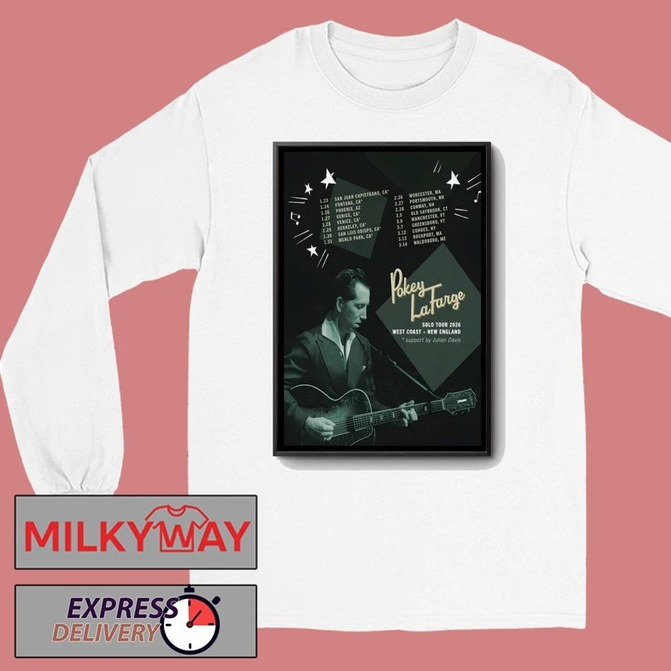 Pokey LaFarge Solo 2026 Tour Poster shirt