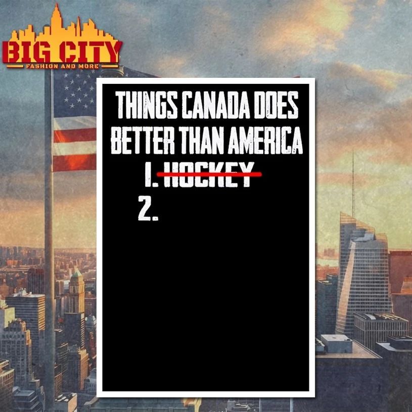Things Canada Does Better Than America 1 Hockey 2 T-shirt