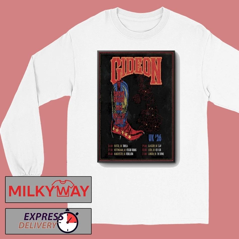 Gideon 2026 Uk Tour Poster shirt