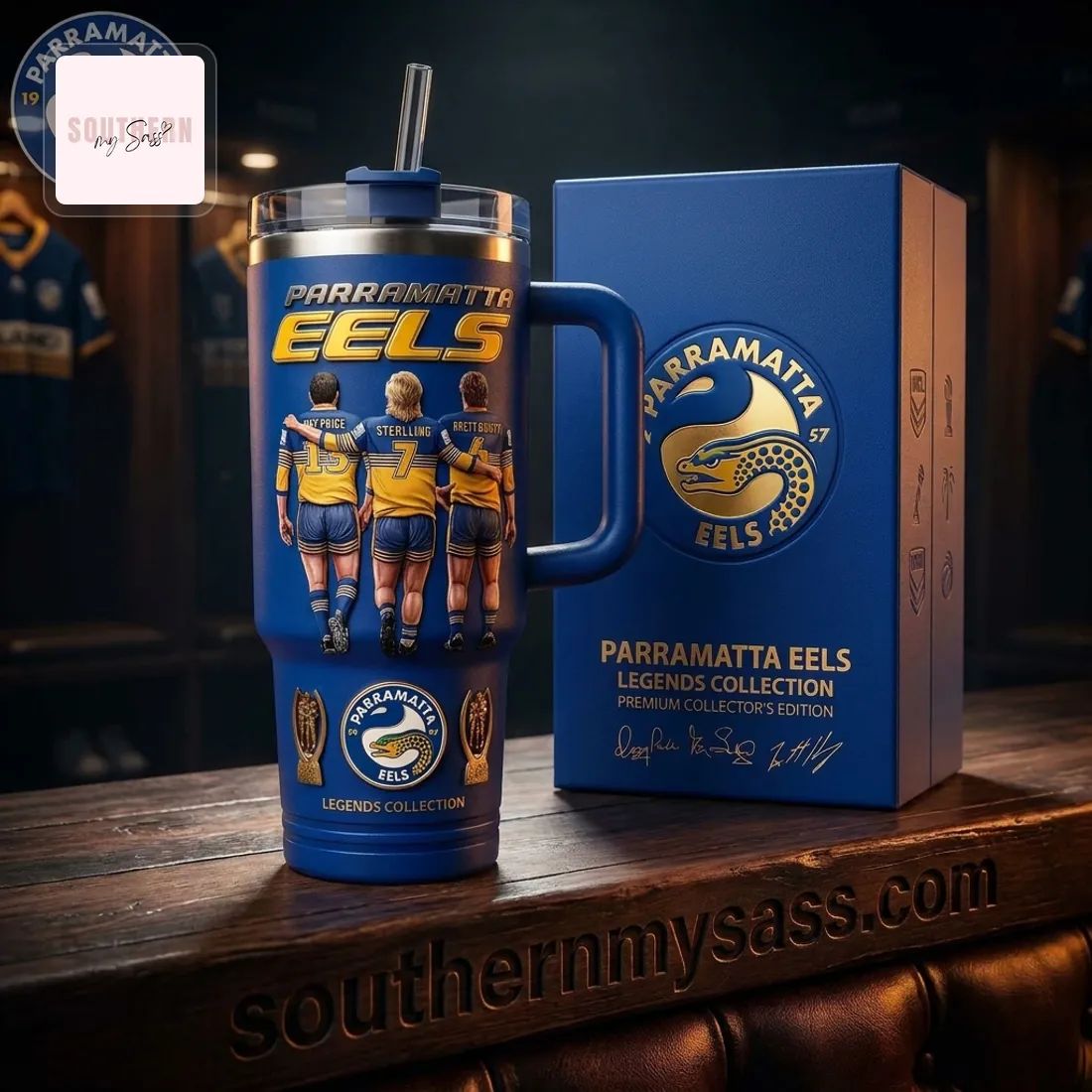 Parramatta Eels Legends Collection Premium Insulated Handled Tumbler