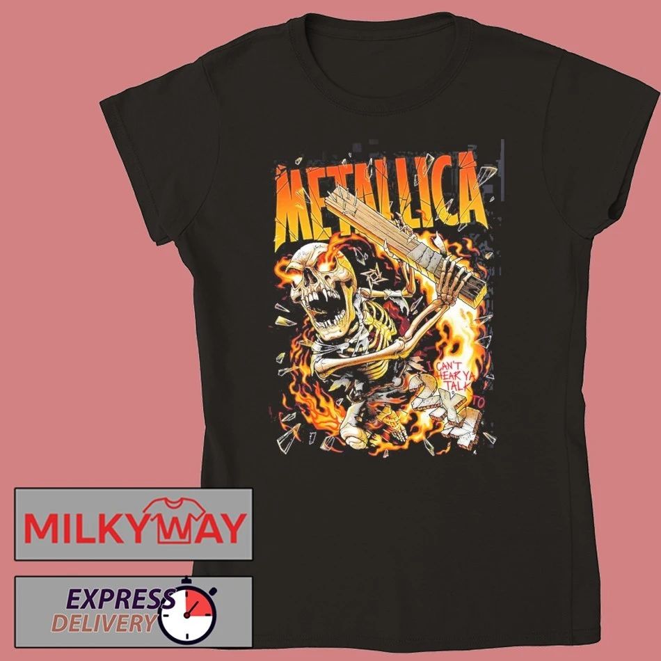 Metallica i can’t hear ya talk to 2×4 T-Shirt