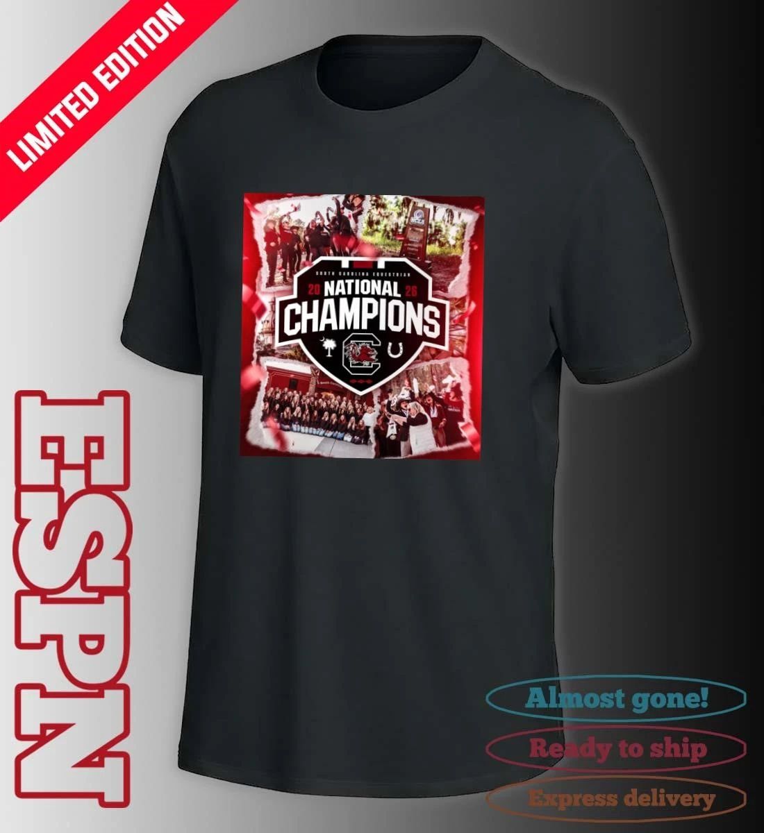 South Carolina Gamecocks 2026 NCAA Equestrian National Champions Poster Shirt