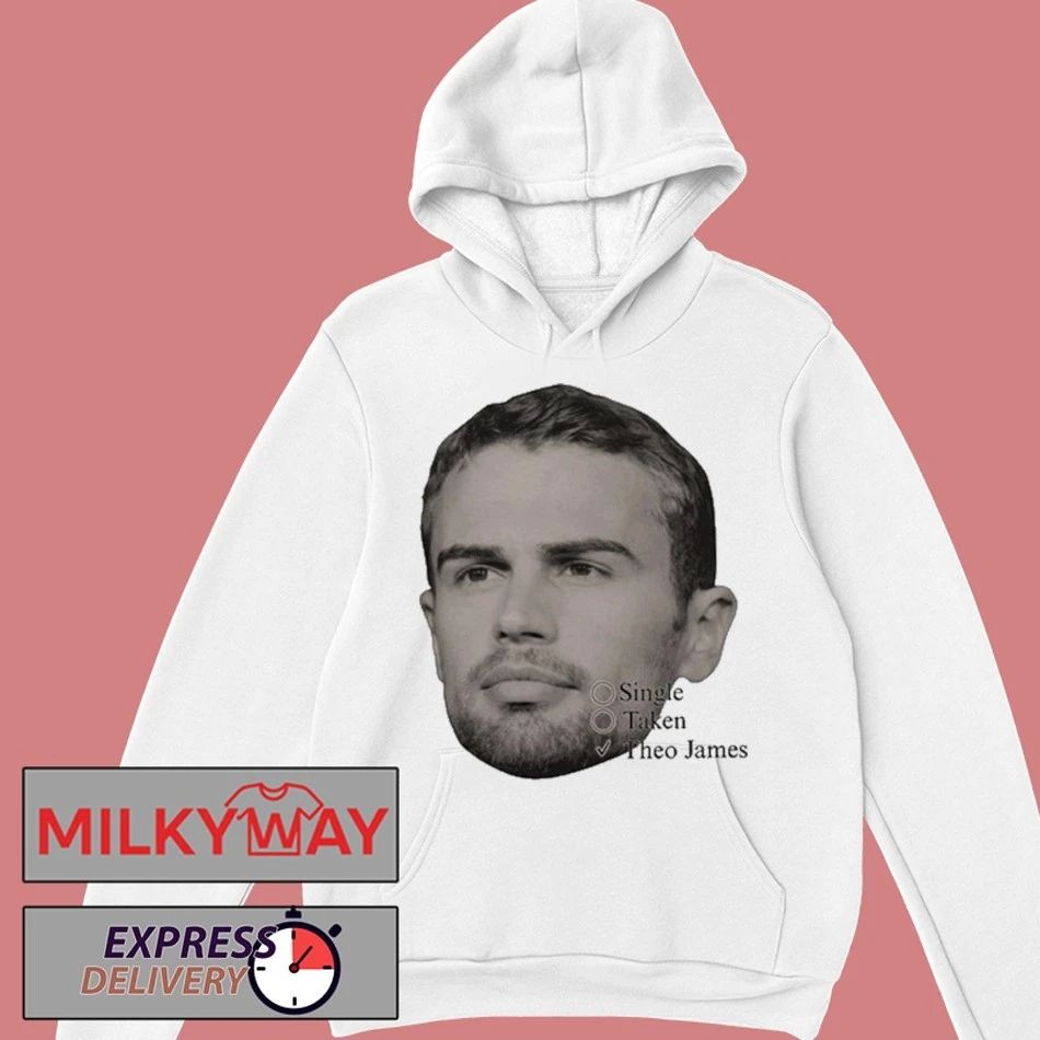 Theo James Single Taken Face Head shirt