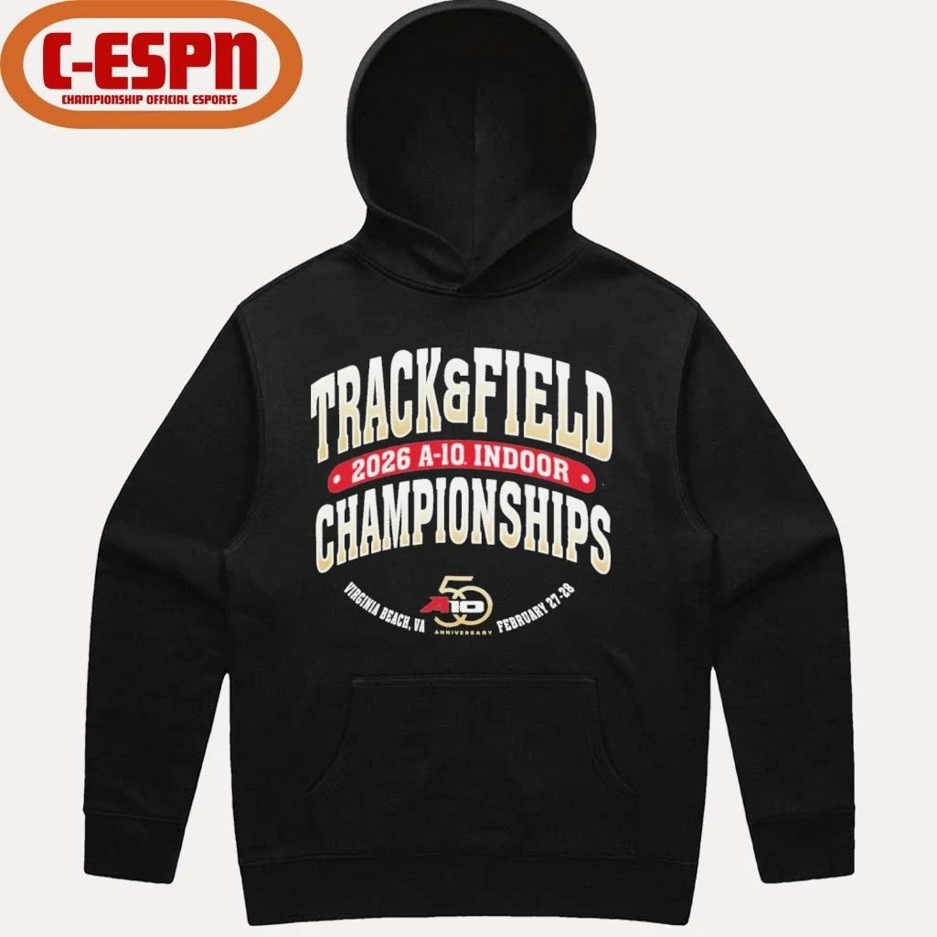 Virginia Beach, VA 2026 A-10 Indoor Track & Field Championship T-Shirt