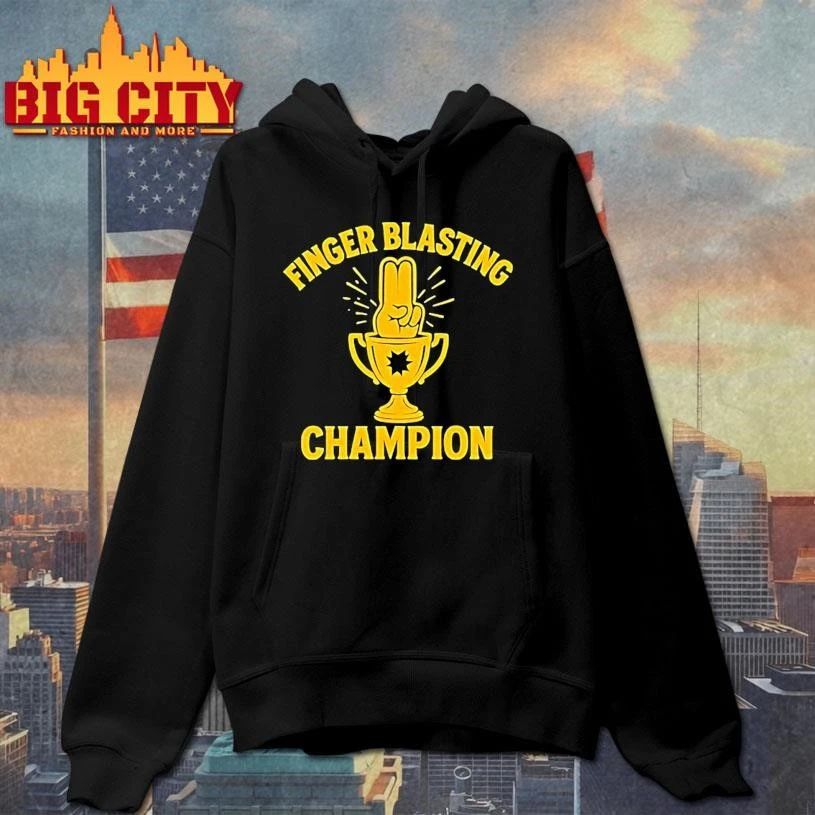 Finger Blasting Champion Graphic Shirt