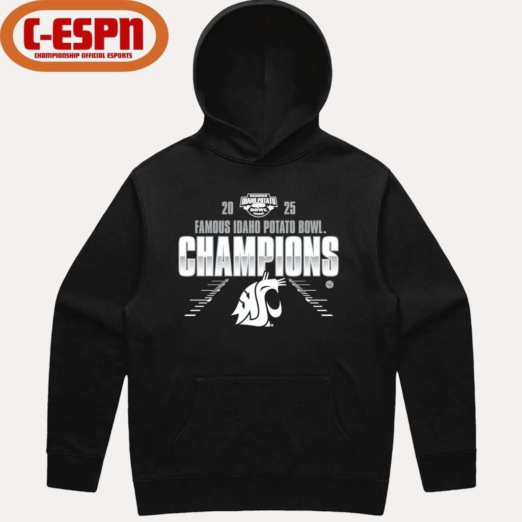 Washington State Cougars 2025 Famous Idaho Potato Bowl Champions Shirt