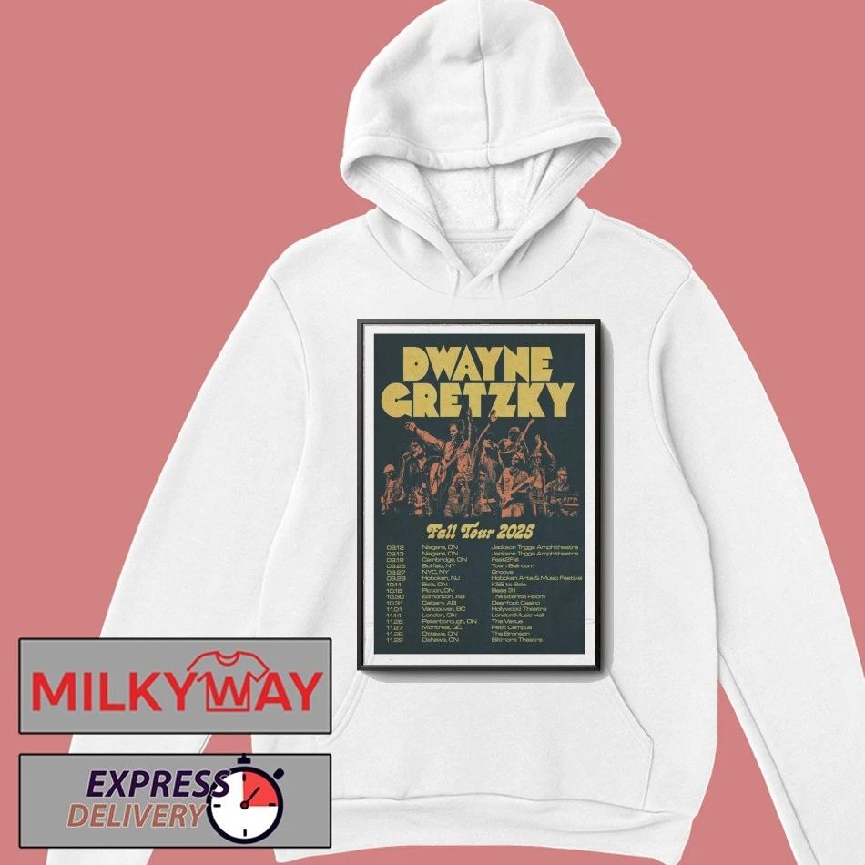 Dwayne Gretzky Fall Tour 2025 Poster shirt