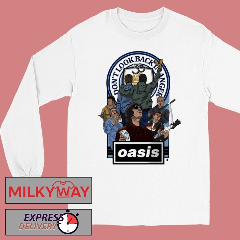 Oasis Don’t Look Back In Anger 30th Anniversary Unisex T Shirt