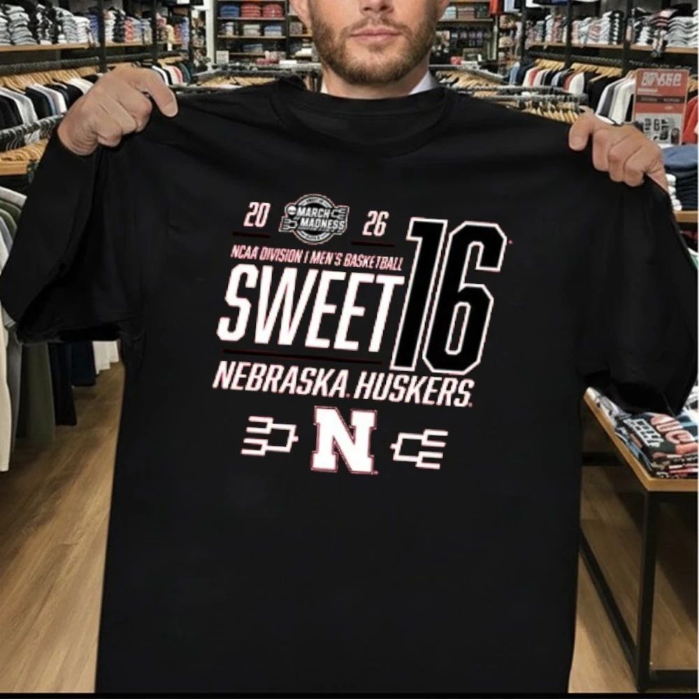 Nebraska Cornhuskers 2026 NCAA March Madness Sweet 16 Bound Shirt